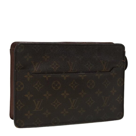 LOUIS VUITTON Monogram Pochette Homme Clutch Bag M51795 LV Auth 85564 - Picture 1 of 16